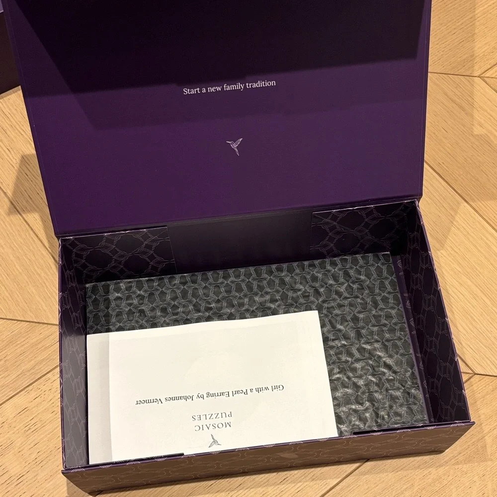 Set of 5 Purple Boxes